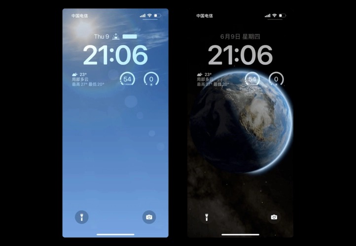 iOS16锁屏壁纸图片怎么设不同图片