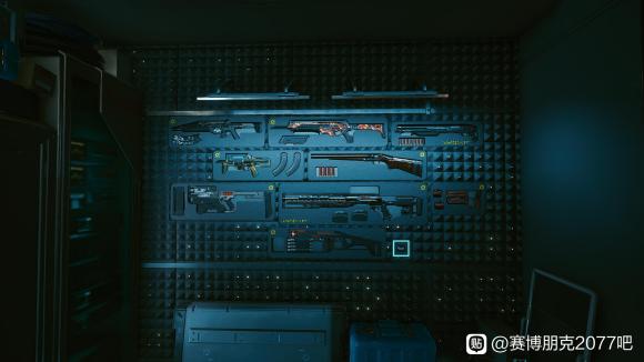 赛博朋克2077武器挂墙上方法介绍