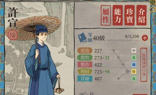 江南百景图许宣角色介绍