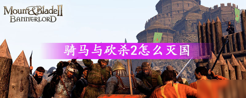 骑马与砍杀2怎么灭国