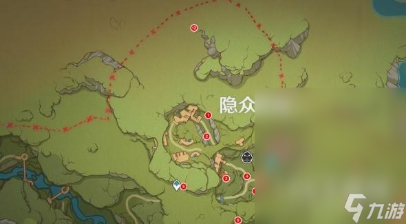 原神隐众游园小水珠在哪