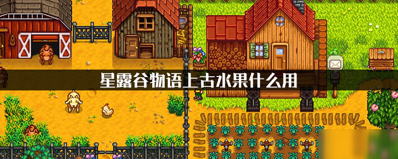 星露谷物语上古水果什么用