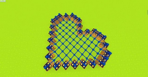 迷你世界生存电路教学 心形烟花怎么做