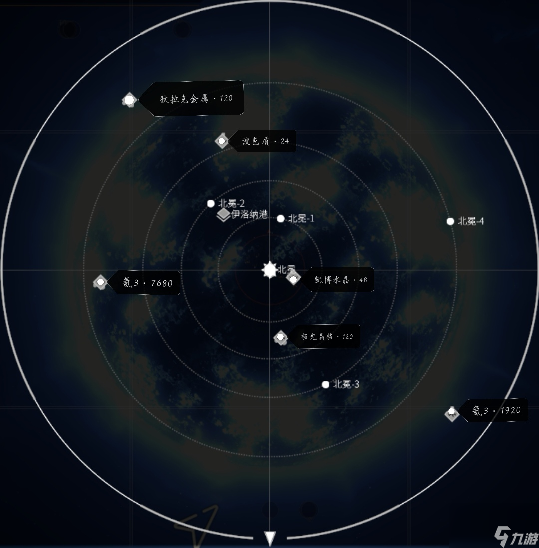 秩序新曙光太空小行星矿物分布以及24小时产量