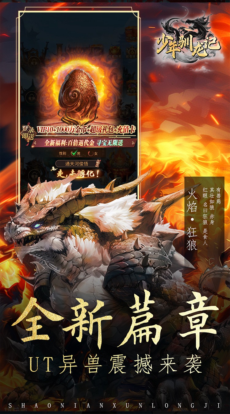 少年驯龙记（0.05折高倍返代金）